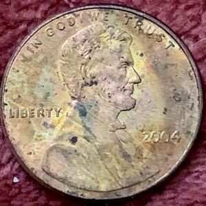 2004 Gold-Toned Lincoln Memorial Collectible Cent